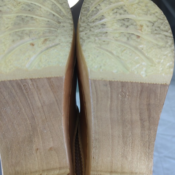 No. 6 Store Old School Clog on High Heel in Bourbon 39 - Picture 9 of 10